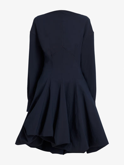 Proenza Schouler Still Life image of Tiana Dress In Bi Stretch Cotton Nylon in Black
