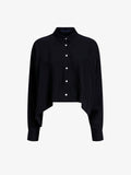 Proenza Schouler Still Life image of Zad Top In Classic Twill in Black