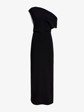 Proenza Schouler Still Life image of Rosina Dress in Light Double Crepe in Black