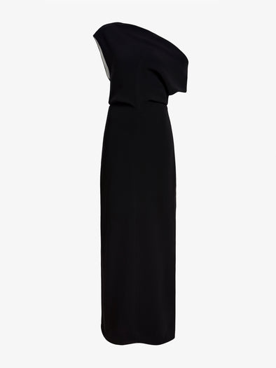 Proenza Schouler Still Life image of Rosina Dress in Light Double Crepe in Black