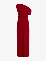 Proenza Schouler Still Life image of Rosina Dress in Light Double Crepe in Scarlet