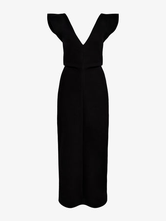 Proenza Schouler Still Life image of Mariam Dress in Wool Scuba in Black