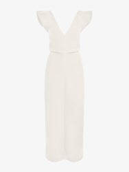 Proenza Schouler Still Life image of Mariam Dress in Wool Scuba in Off White