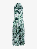 Proenza Schouler Still Life image of Adelide Dress in Printed Silk Viscose in Dark Green Multi