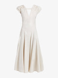Proenza Schouler Still life image of Manoela Dress in Eco Light Compact Poplin in White
