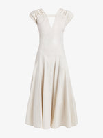 Proenza Schouler Still life image of Manoela Dress in Eco Light Compact Poplin in White