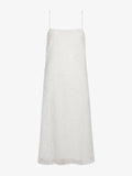 Proenza Schouler Still Life image of Virginie Dress in Fringe Embroidery in Off White