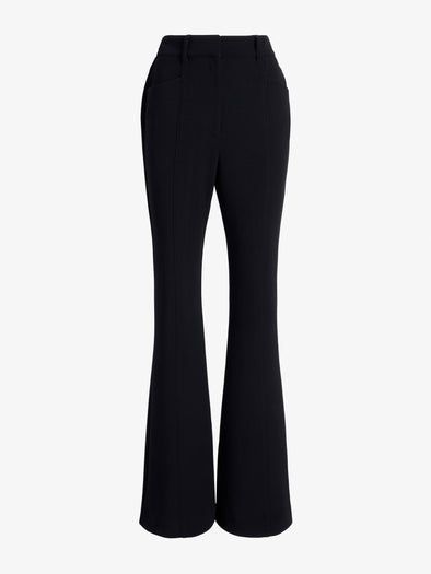 Proenza Schouler Still Life image of Kalea Pant in Compact Stretch Crepe in Black