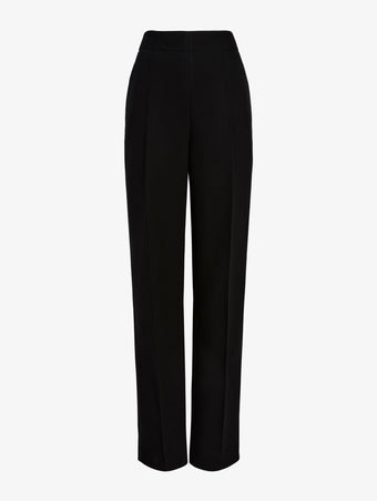 Proenza Schouler Still Life image of Zee Pant In Wool Scuba in Black