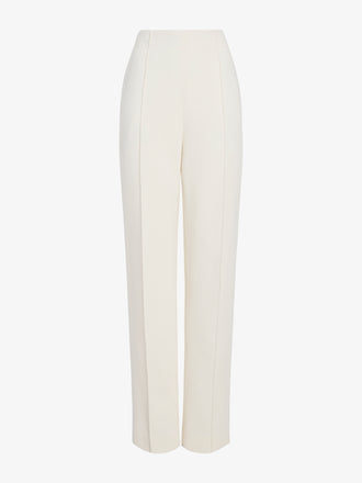 Proenza Schouler Still Life image of Zee Pant in Wool Scuba in Off White