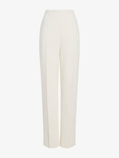 Proenza Schouler Still Life image of Zee Pant in Wool Scuba in Off White
