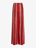 Proenza Schouler Still Life image of Amira Pant in Printed Silk Habotai in Vermillion Multi