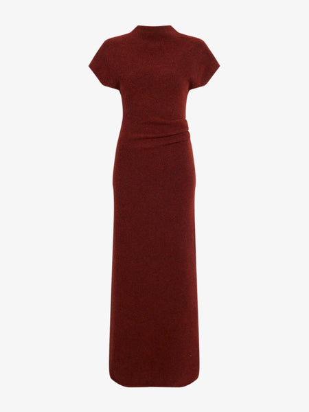 Proenza Schouler Abie Dress in Clean Boiled Wool - Cinnamon | Proenza Schouler Official Site Proenza Schouler Abie Dress in Clean Boiled Wool - Cinnamon | Proenza Schouler Official Site