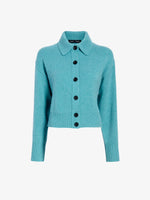 Proenza Schouler Still Life image of Rocio Cardigan in Cashmere in Teal
