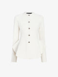 Proenza Schouler Still Life image of Dasha Jacket in Compact Viscose in Off White