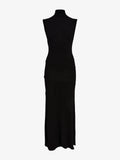 Proenza Schouler Still Life image of Federica Dress in Micro Pleat Knit in Black