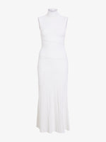 Proenza Schouler Still Life image of Federica Dress in Micro Pleat Knit in White