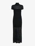 Proenza Schouler Still Life image of Zein Dress in Geo Textured Knit in Black