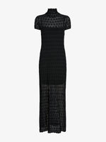 Proenza Schouler Still Life image of Zein Dress in Geo Textured Knit in Black