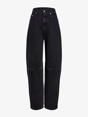 Proenza Schouler Still Life image of Fontana Jean in Black Rigid Denim in Black