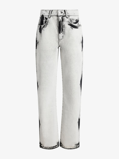 Proenza Schouler Still Life image of Ryman Jean in Fade Out Black in Black Denim