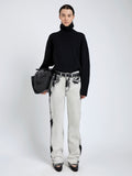 Proenza Schouler front image of model wearing Ryman Jean in Fade Out Black