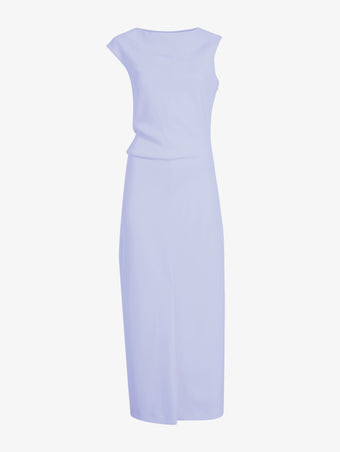 Proenza Schouler Still Life image of Damea Dress in Matte Double Crepe in Wisteria