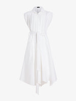 Proenza Schouler Still Life image of Adinna Dress in Classic Cotton Shirting in Optic White