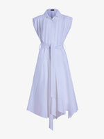 Proenza Schouler Still Life image of Adinna Dress in Classic Cotton Shirting in Wisteria
