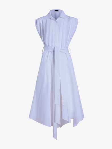 Proenza Schouler Still Life image of Adinna Dress in Classic Cotton Shirting in Wisteria