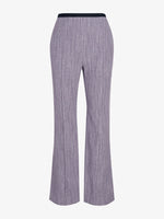 Proenza Schouler Still Life image of Lorenza Pant in Static Suiting in AubergineWhite