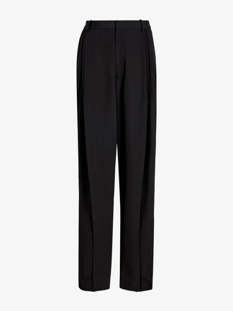 Proenza Schouler Still Life image of Clementina Pant in Viscose Twill in Black