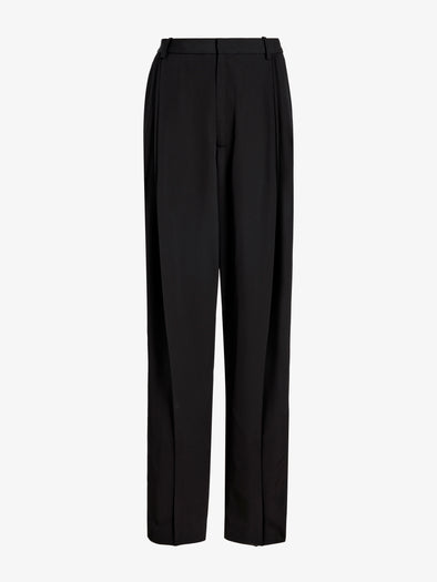 Proenza Schouler Still Life image of Clementina Pant in Viscose Twill in Black
