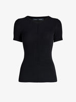Proenza Schouler Still Life image of Sky Top in Matte Viscose Rib in Black
