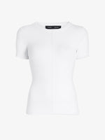 Proenza Schouler Still Life image of Sky Top in Matte Viscose Rib in White 