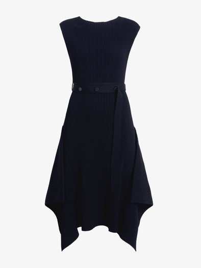 Proenza Schouler Still Life image of Artemis Dress in Rib Knit in Black