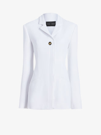 Proenza Schouler Still Life image of Vioni Jacket in Heavy Sable in White