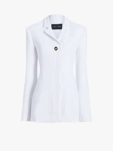 Proenza Schouler Still Life image of Vioni Jacket in Heavy Sable in White