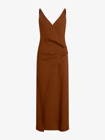 Proenza Schouler Still Life image of Noema Dress in Heavy Sable in Copper