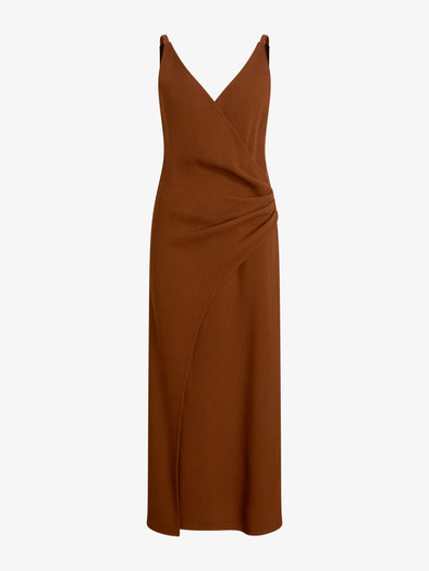 Proenza Schouler Still Life image of Noema Dress in Heavy Sable in Copper