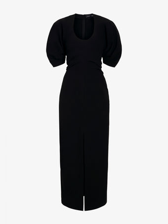 Proenza Schouler Still Life image of Clarissa Dress in Bi-Stretch Cotton Nylon in Black