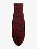 Proenza Schouler Still Life image of Nayara Dress in Printed Dot Stetch Viscose in Espresso Multi