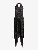 Proenza Schouler Still Life image of Paulina Dress in Pleated Georgette in Black Multi