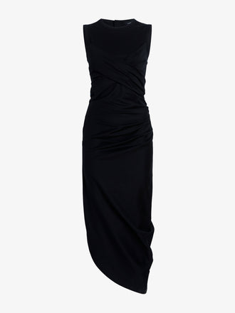 Proenza Schouler Still Life image of Zafira Dress in Mercerized Cotton Jersey in Black