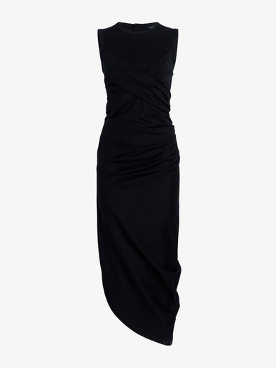 Proenza Schouler Still Life image of Zafira Dress in Mercerized Cotton Jersey in Black