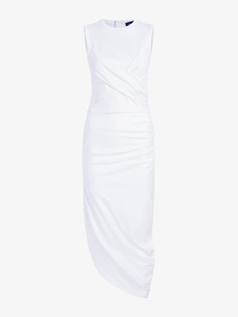 Proenza Schouler Still Life image of Zafira Dress in Mercerized Cotton Jersey in White