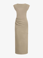 Proenza Schouler Still Life image of Katia Dress in Wool Gabardine in Khaki