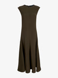 Proenza Schouler Still Life image of Eduarda Dress in Eco Hammered Viscose in Cypress