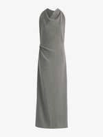 Proenza Schouler Still Life image of Selena Dress in Matte Double Crepe in Wood