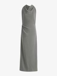 Proenza Schouler Still Life image of Selena Dress in Matte Double Crepe in Wood